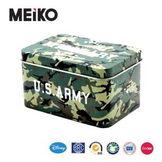 Boleh Peti tin persegi untuk kosmetik dan Bisduit