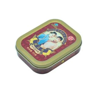 84mm Oem Mini Metal Tins Dengan Tudung