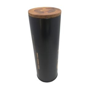 Pusingan Tiub Beer Pusingan Dengan Tudung Kayu